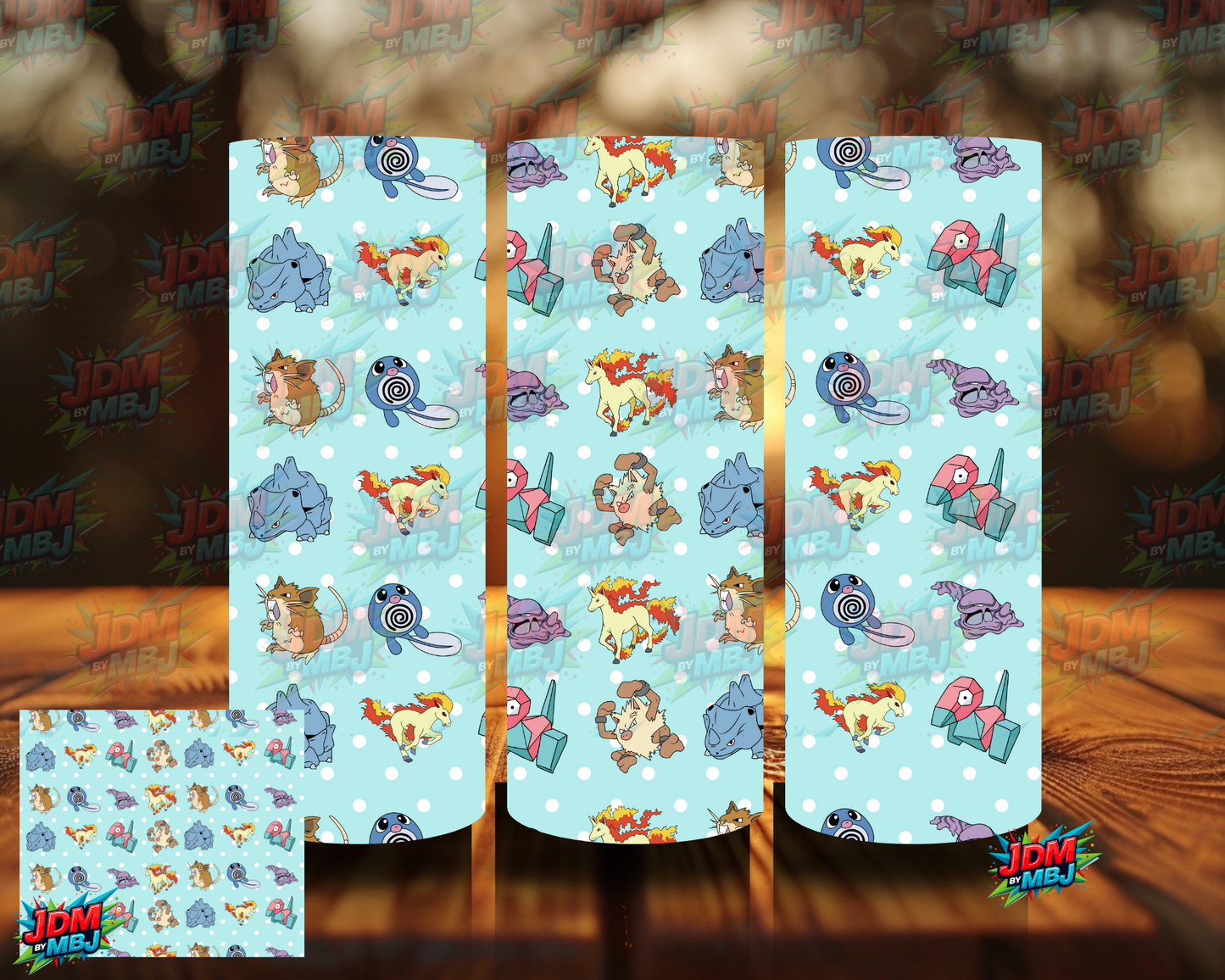 Inspired by Pokémon Sublimation Prints