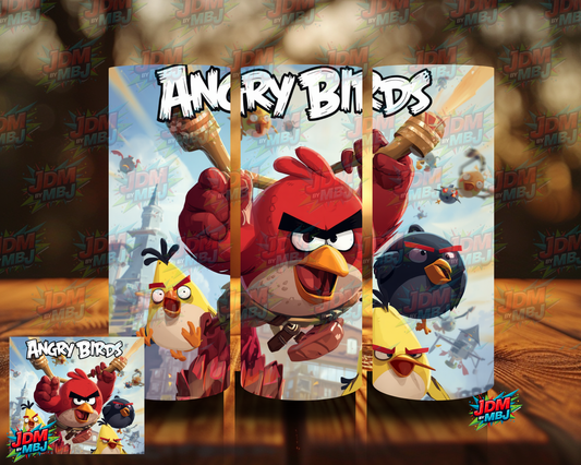 Inspired by Angry Bird's Sublimation Prints
