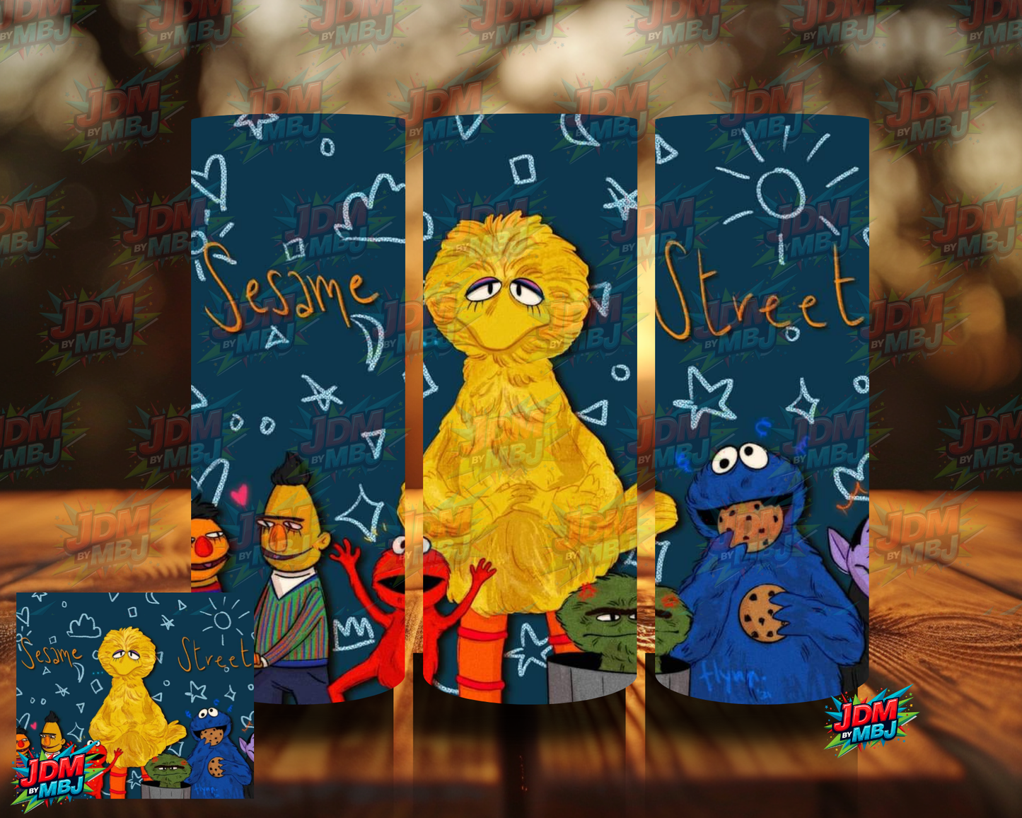 Inspired by Sesame Street Sublimation Prints
