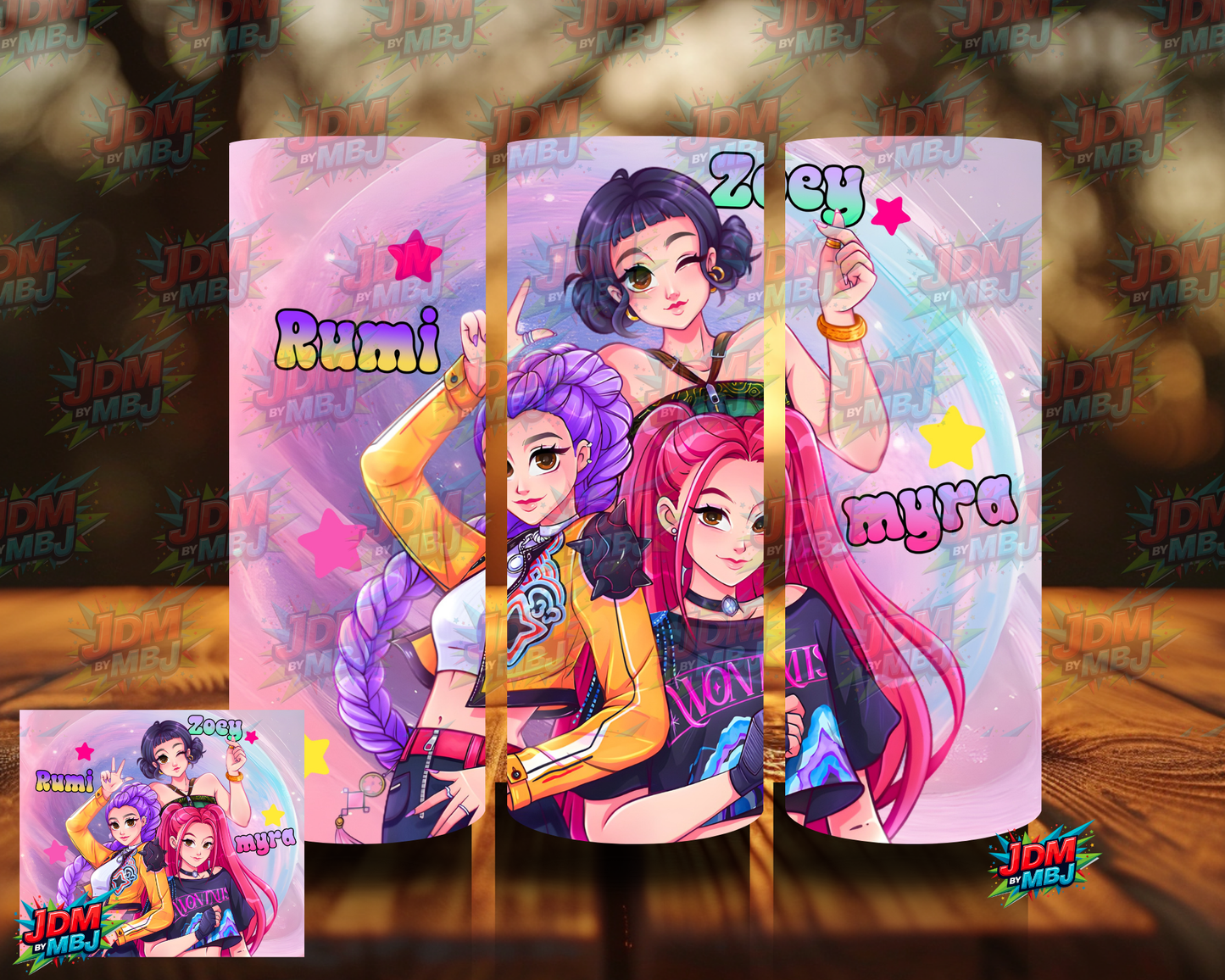 Inspired by K-POP Demon Hunters Sublimation Prints Volume 3