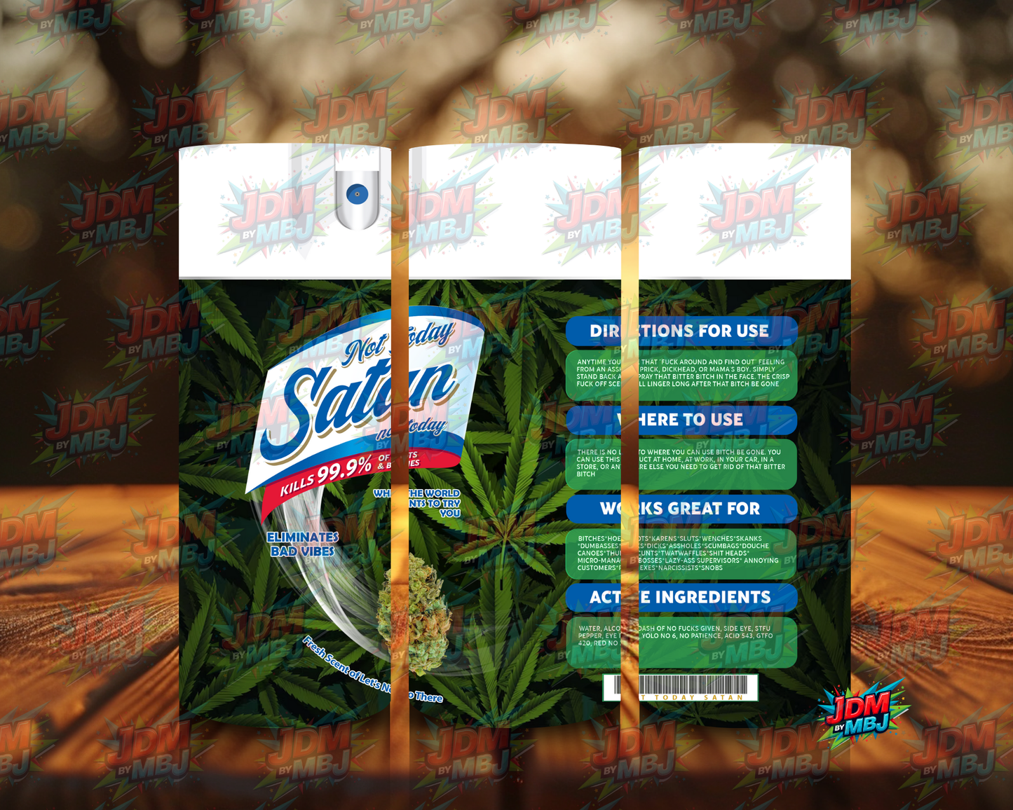 Inspired by Not Today Satan Sublimation Prints