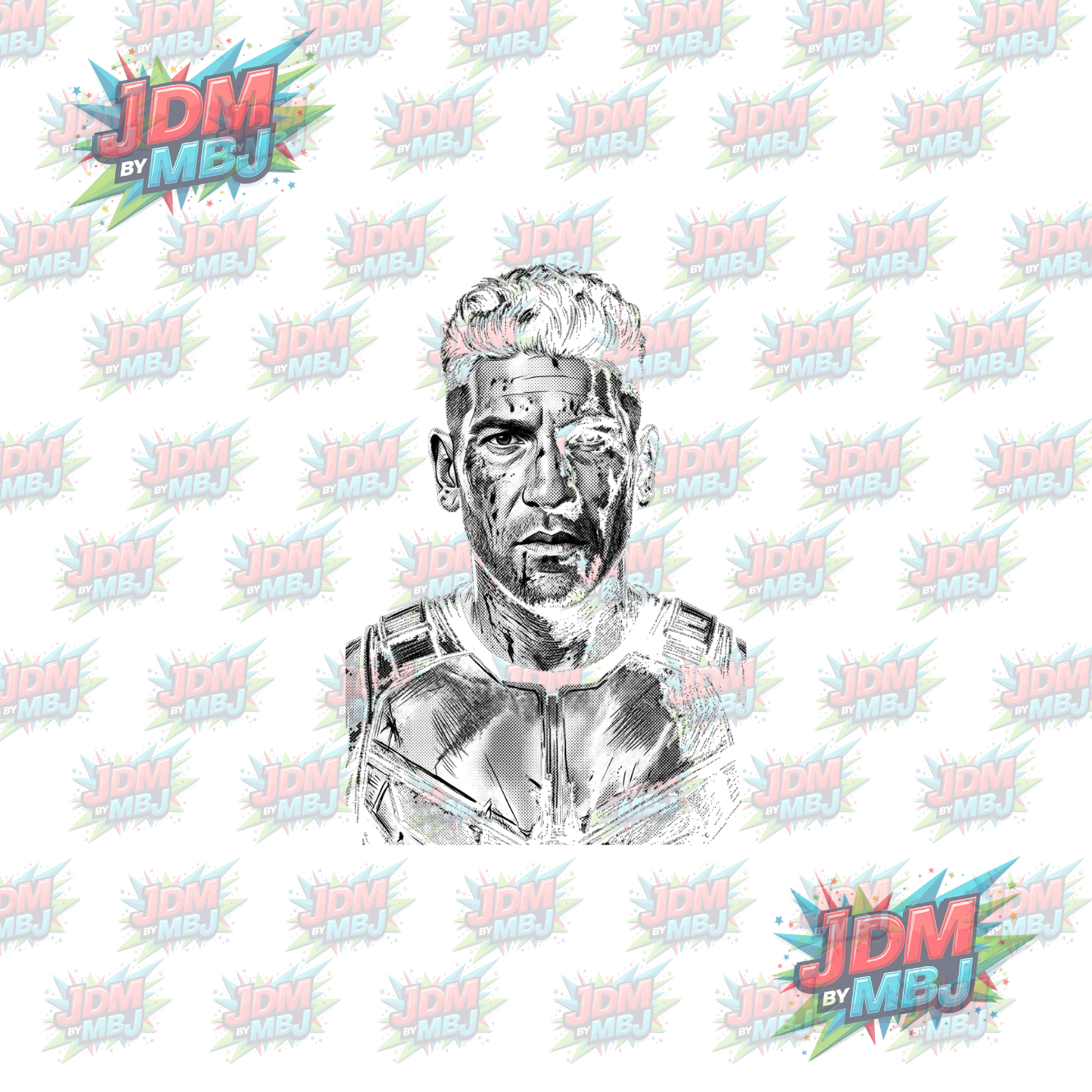 Iron On - Marvel/DC Halftone DTF