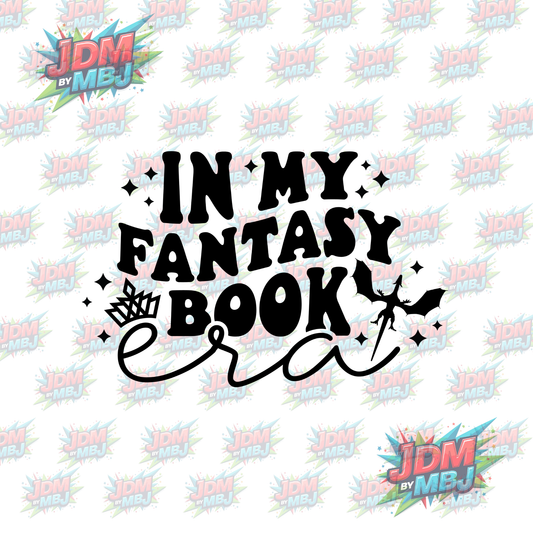 Iron On - In My Fantasy Book Era DTF 20cm