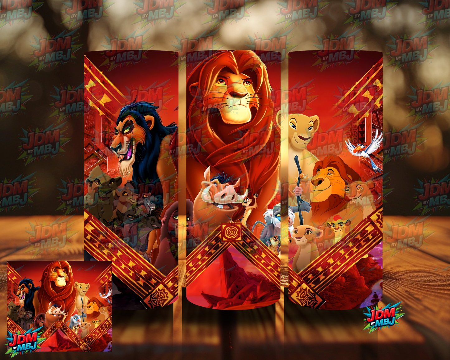 Inspired by The Lion King Sublimation Prints
