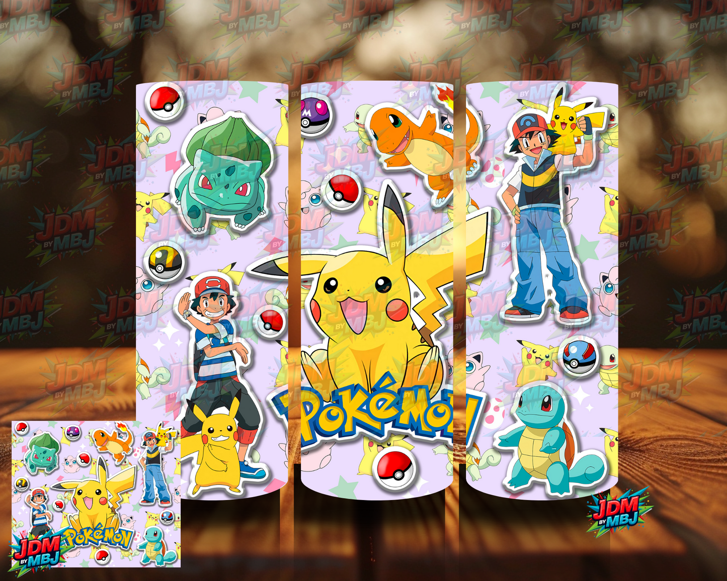 Inspired by Pokémon Sublimation Prints