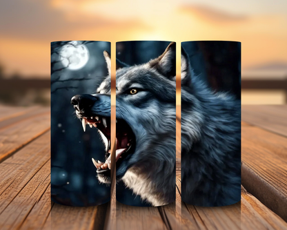 Inspirado en impresiones de sublimación de lobos