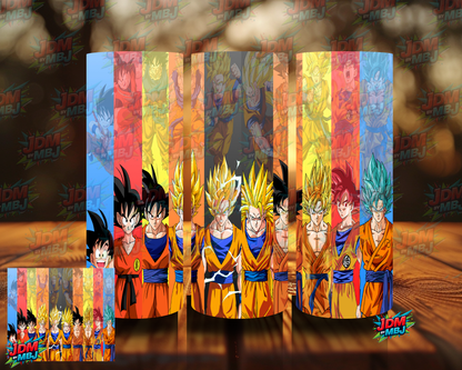 Inspired by Dragon Ball Z Sublimation Prints