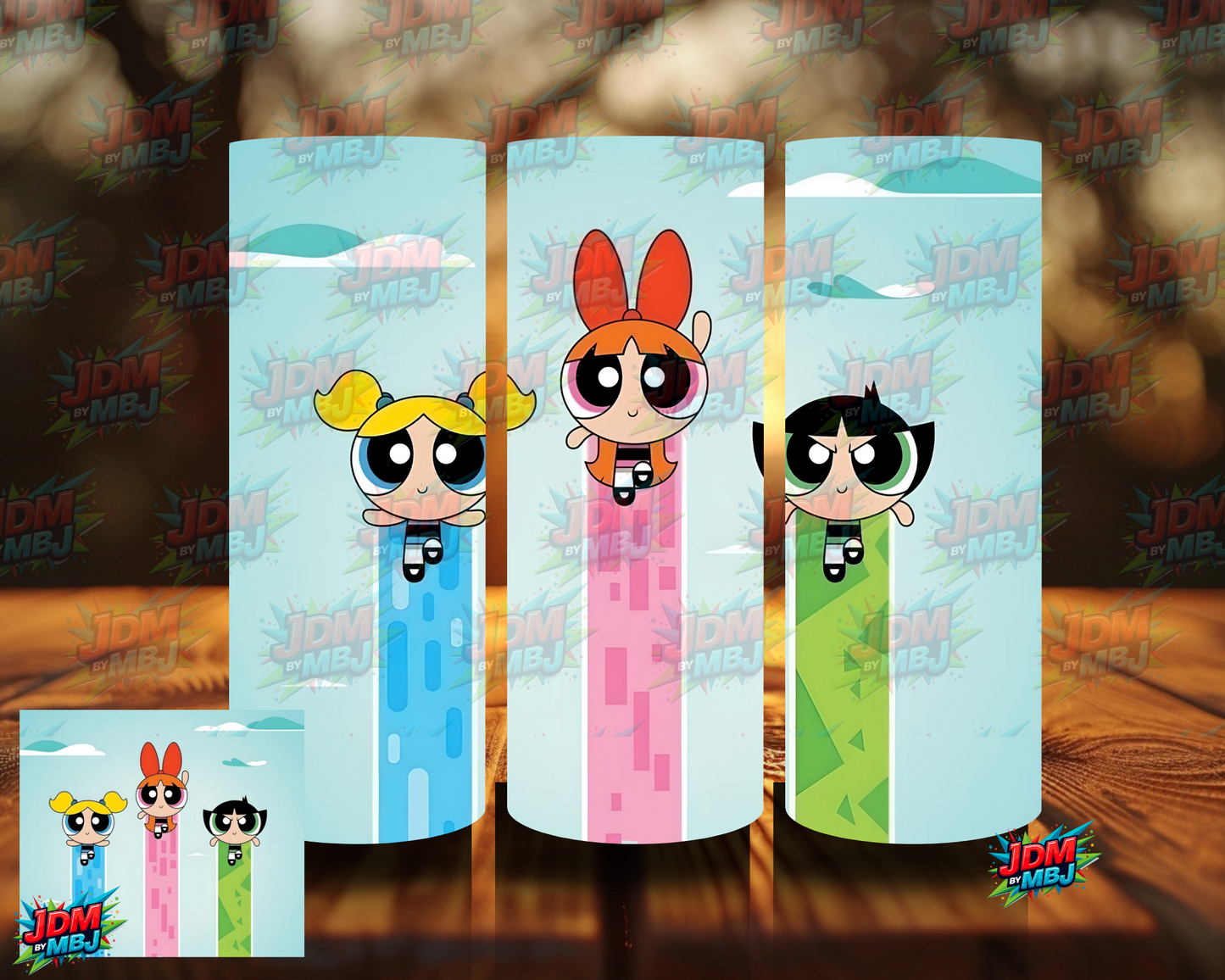 Inspired by Power Puff Girls Sublimation Prints