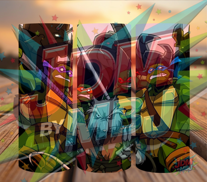 Inspirado en las impresiones de sublimación de las Tortugas Ninja Adolescentes