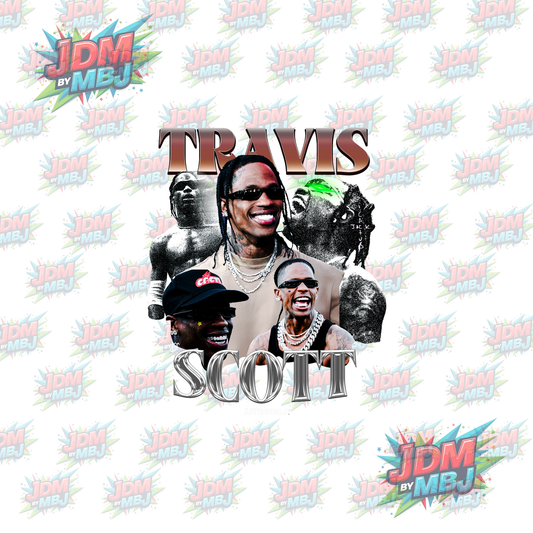 Iron On - Travis Scott "Brown" DTF