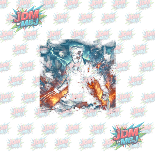 Iron On - Superhero Halftone DTF