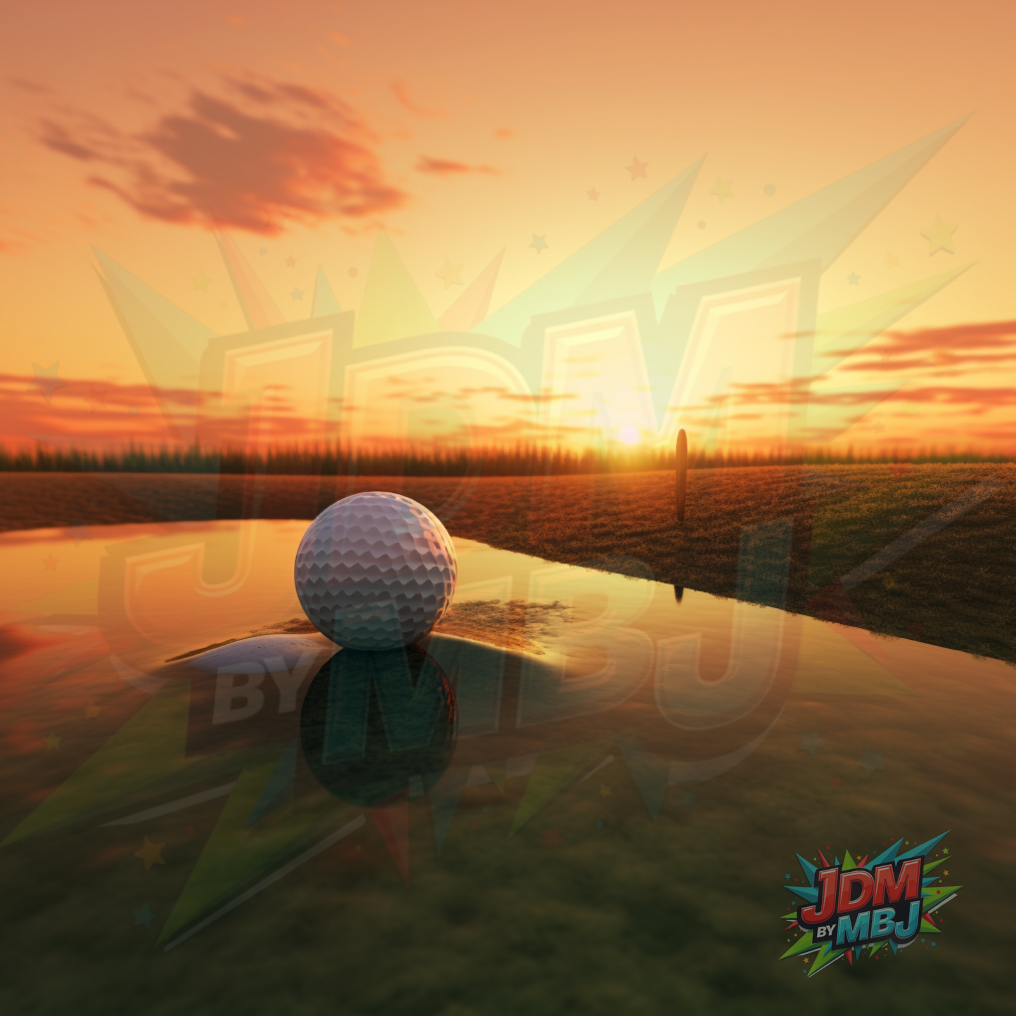 Inspirado en las impresiones de sublimación de golf