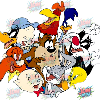Pegatina termoadhesiva de Looney Tunes (25 cm)
