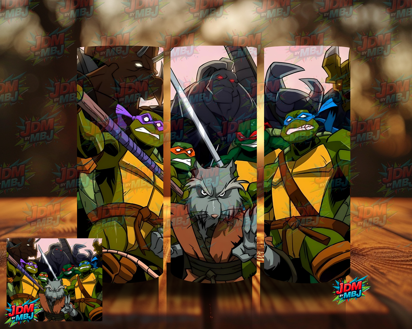 Inspired by Teenage Ninja Turtle Sublimation Prints