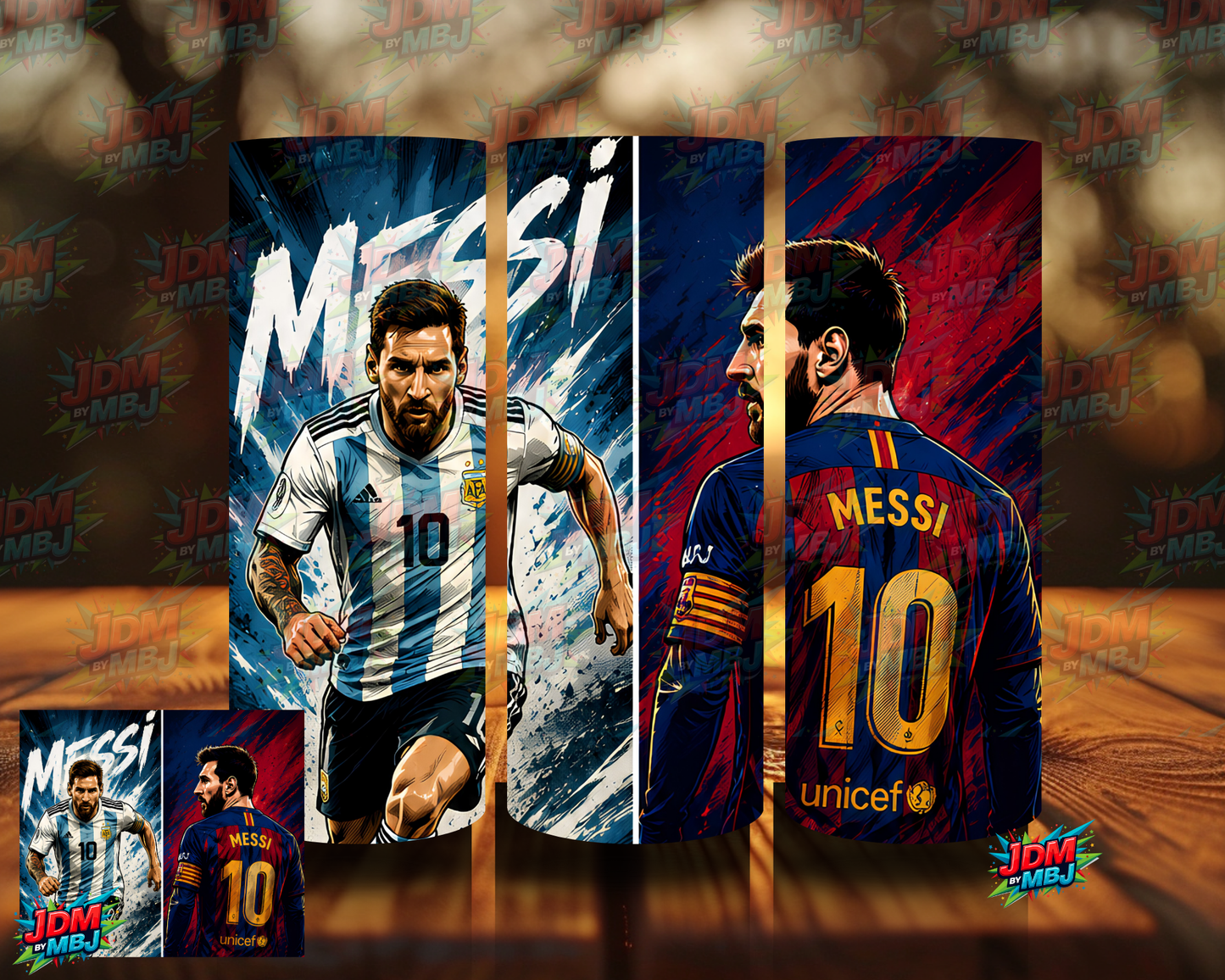 Inspired by Messi Soccer Player Sublimation Prints
