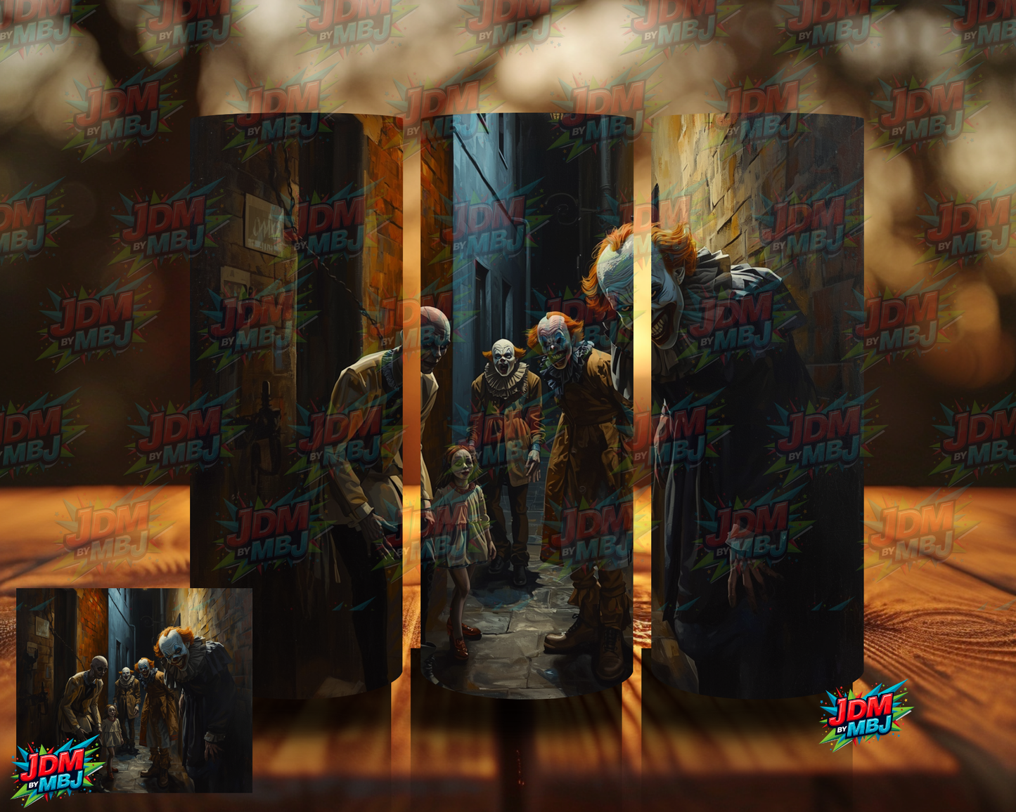 Inspired by HORROR Clowns 2.0 Sublimation Prints