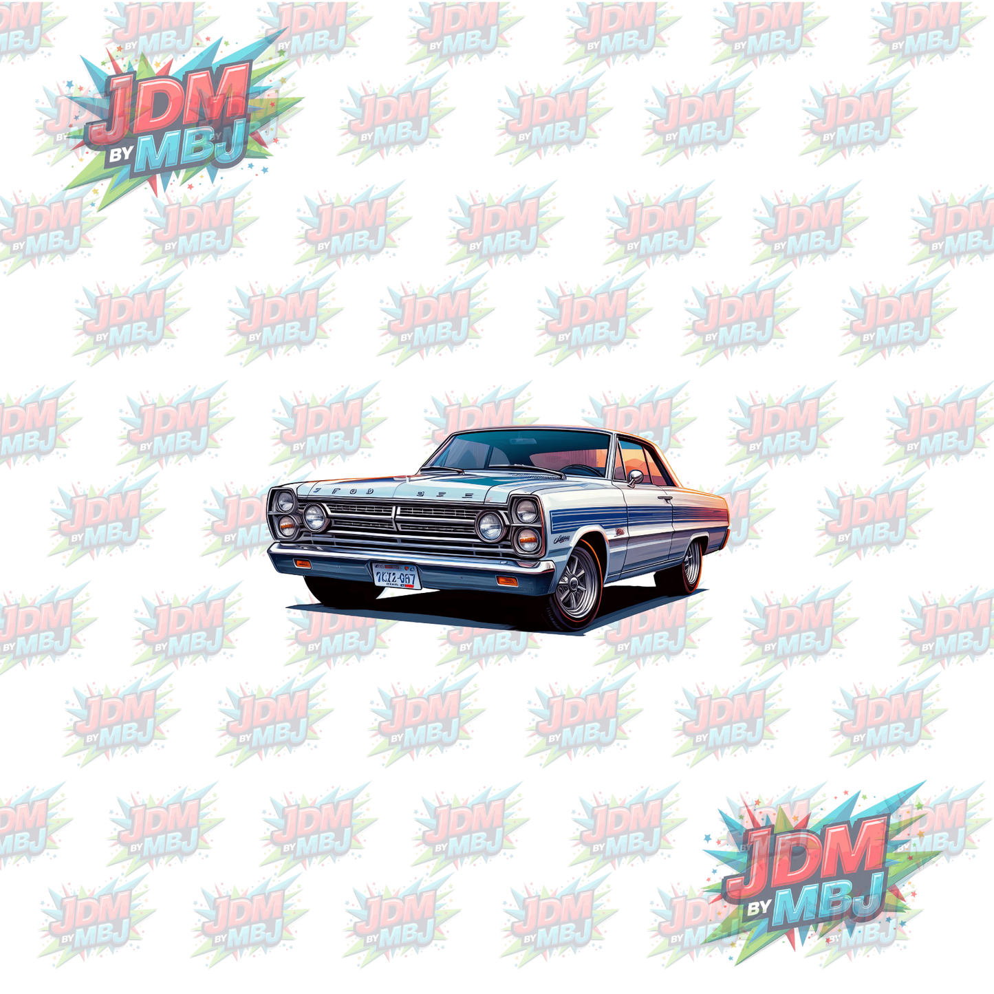 Iron On - Classic Vintage Cars DTF 20cm