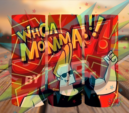 Inspirado en las impresiones de sublimación de Johnny Bravo