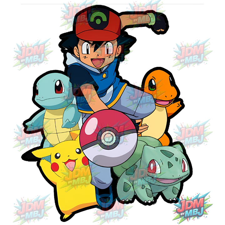 Iron On - Pokemon  DTF 25cm