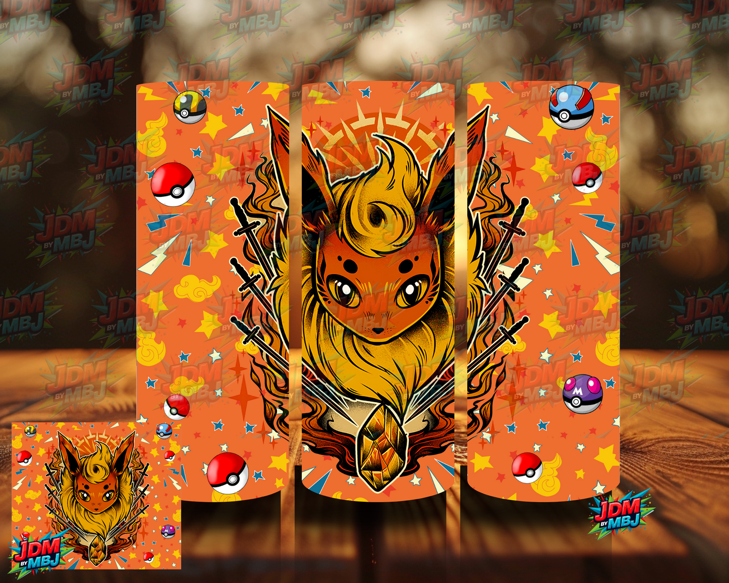 Inspired by Pokémon Sublimation Prints