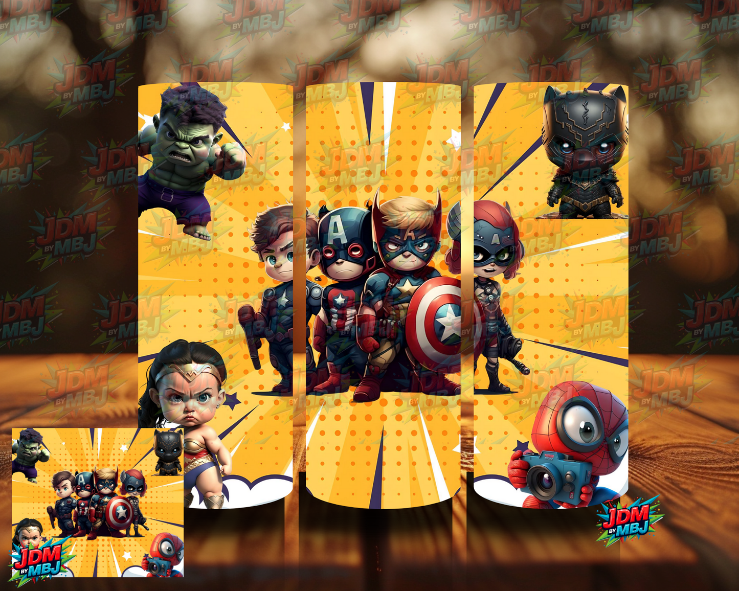 Inspired by Marvel Sublimation Prints