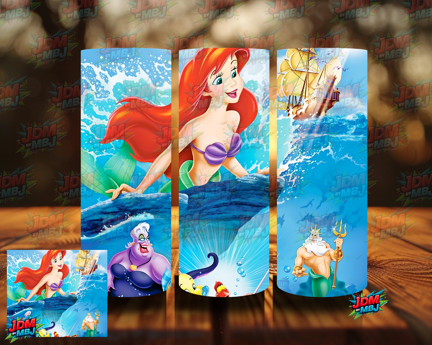Inspired by The Little Mermaid Sublimation Prints