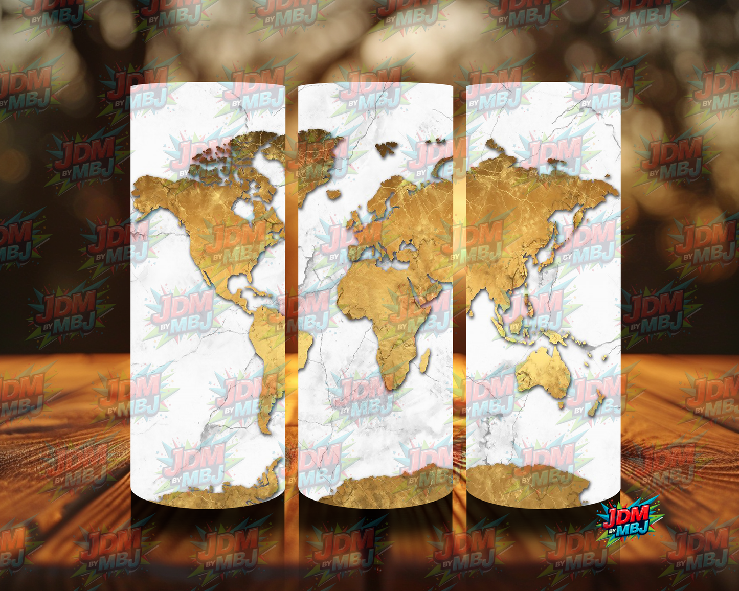 Inspired by World Maps Sublimation Prints
