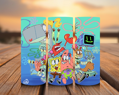 Inspired by Sponge Bob Square Pants Sublimation Prints