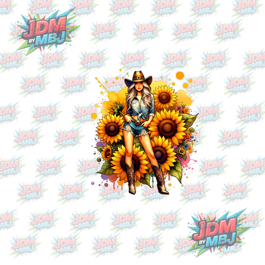Iron On - Tattoo Girl DTF