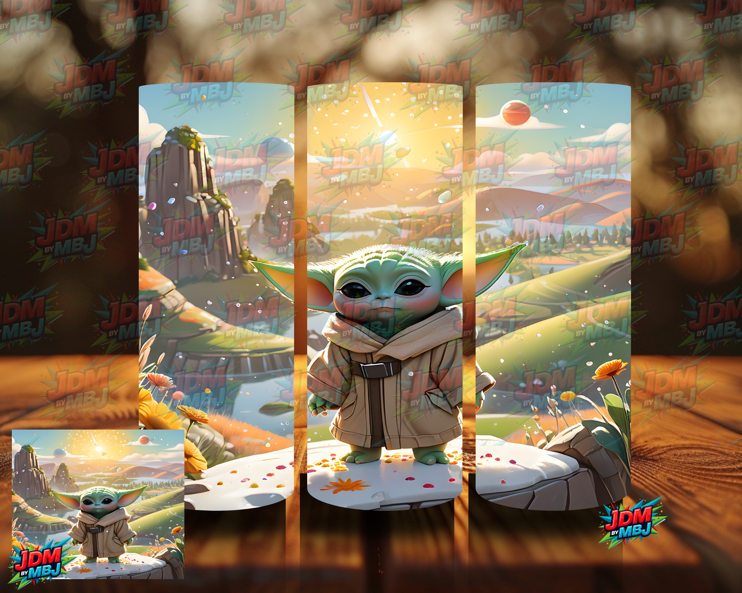 Inspired by Yoda Sublimation Prints