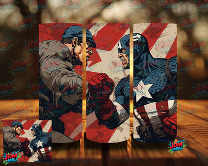 Inspired by Captain America Sublimation Prints