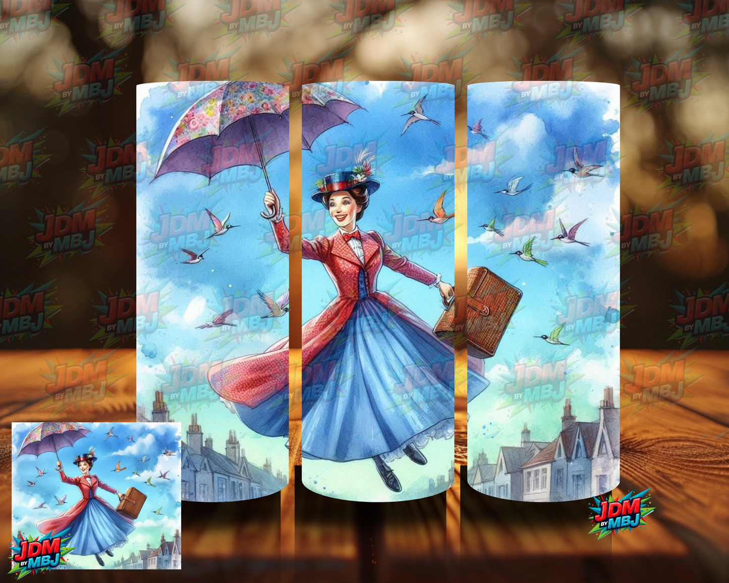 Inspired by Mary Poppins Sublimation Prints
