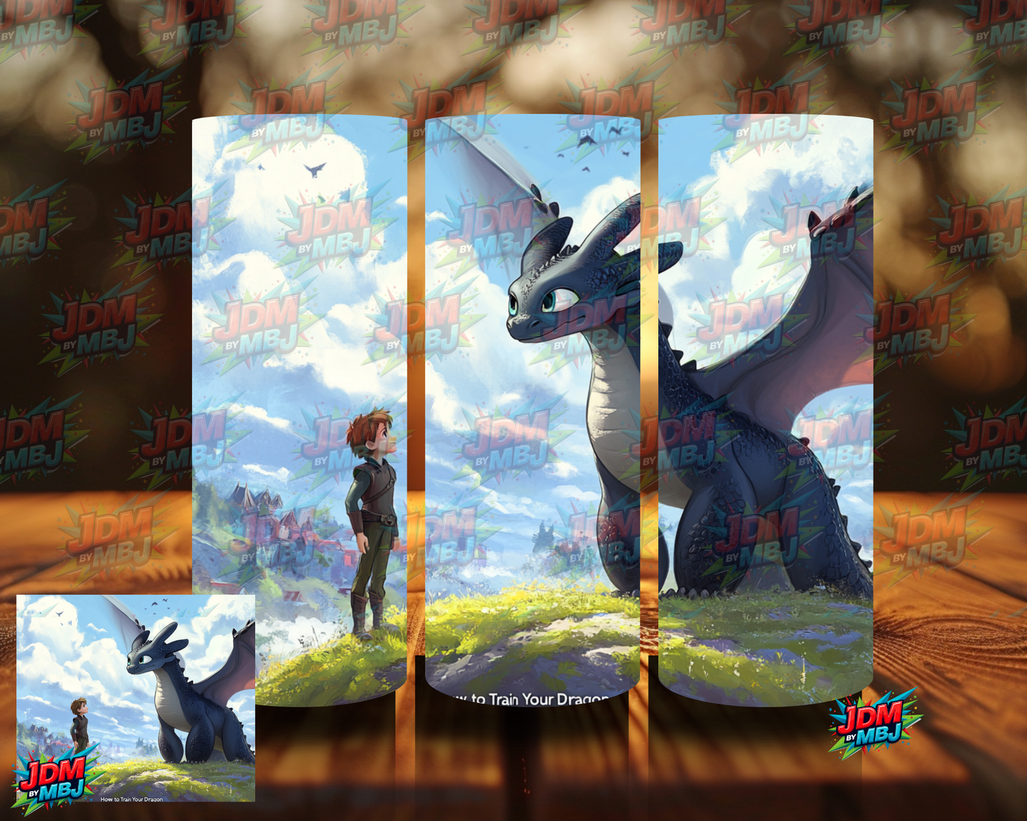 Inspired by Toothless Sublimation Prints