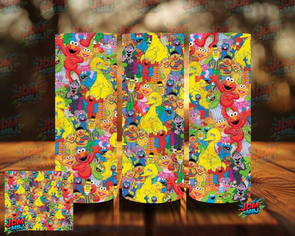 Inspired by Sesame Street Sublimation Prints
