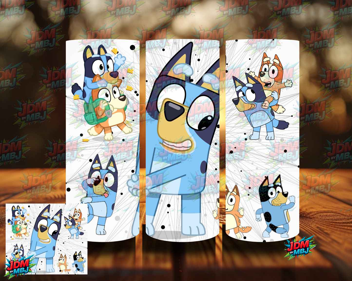 Inspired by Bluey Sublimation Prints