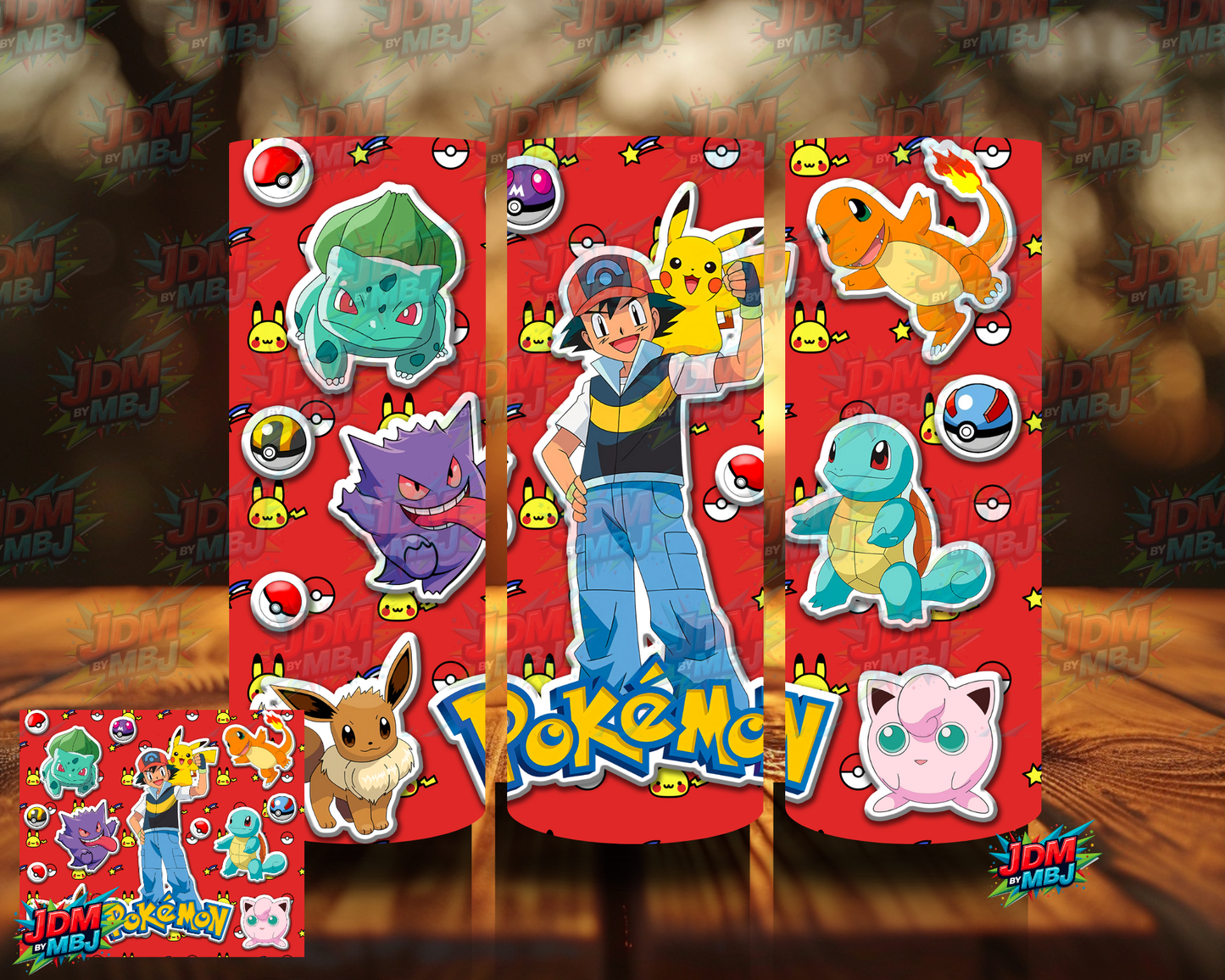 Inspired by Pokémon Sublimation Prints