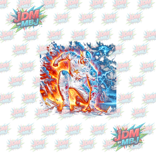 Iron On - Superhero Halftone DTF