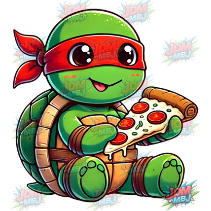 Pegatina termoadhesiva de las Tortugas Ninja Adolescentes Mutantes (25 cm)