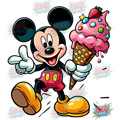 Parche termoadhesivo - Mickey Mouse DTF 25 cm