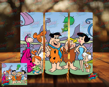 Inspired by Flint Stone Sublimation Print