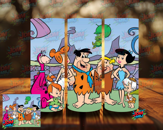 Inspired by Flint Stone Sublimation Print