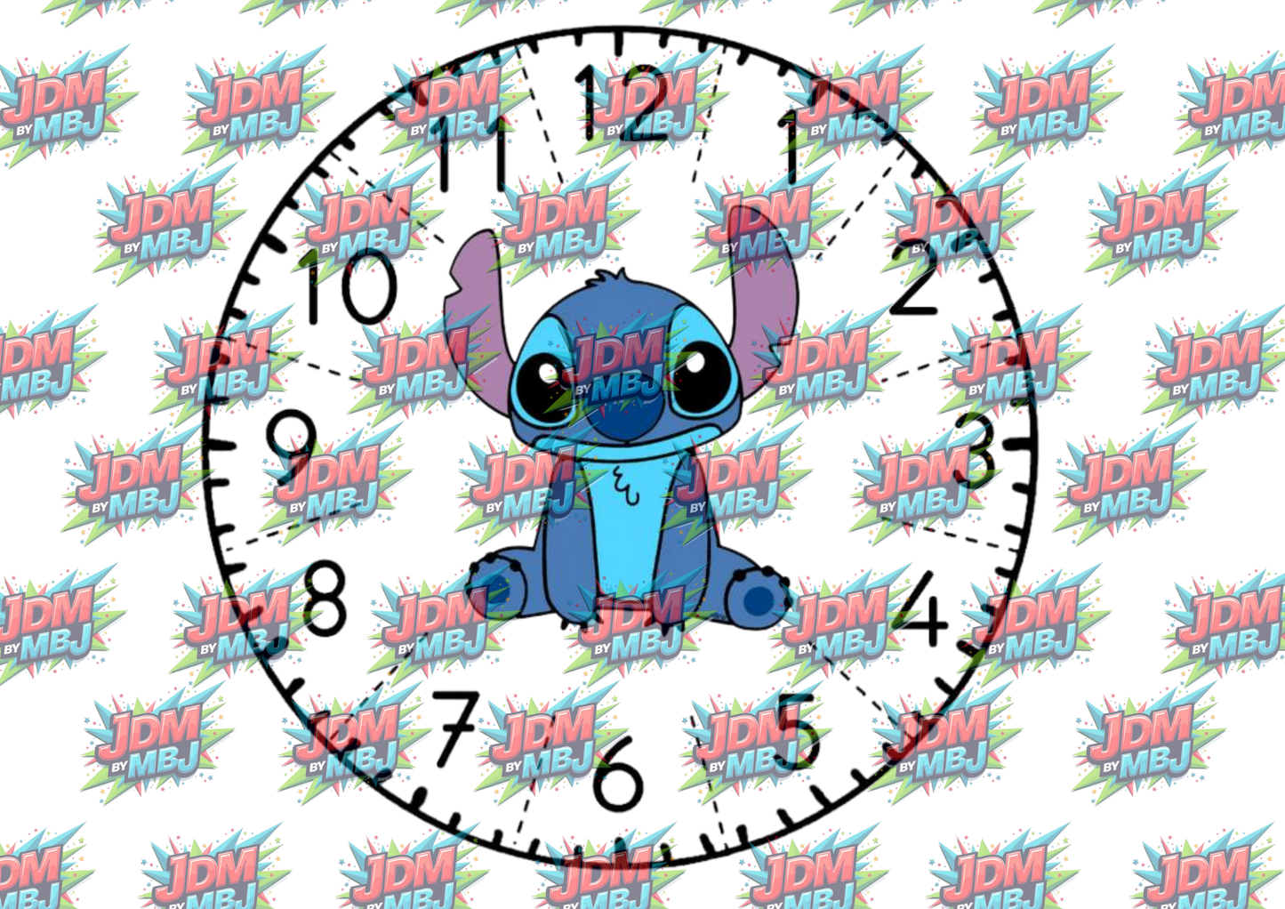 Clock Sublimation Prints- Inspired by Disney, Stitch & More