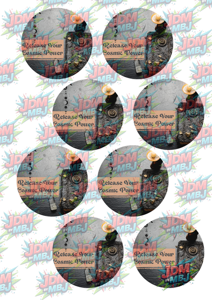 Impresiones de sublimación de posavasos para coche (8 por página)