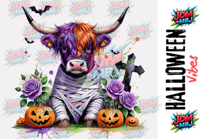 Inspirado en las impresiones de sublimación de Halloween