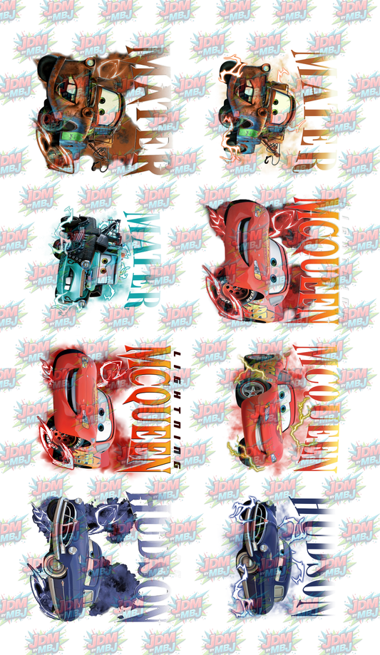 Iron On - Lighting McQueen DTF Gang Sheet