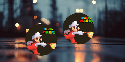 Impresiones de sublimación de posavasos de Super Mario (8 por página)
