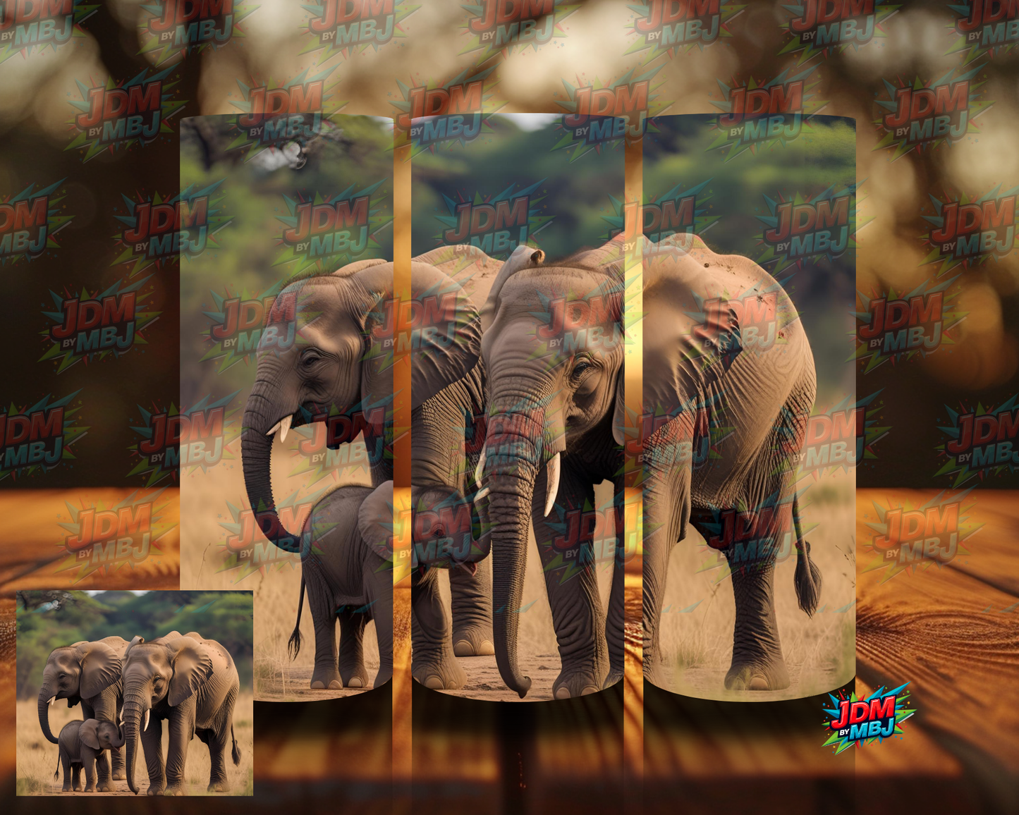 Inspired by Elephants Sublimation Prints