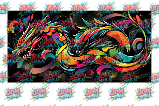 Inspired by Dragons Sublimation Prints