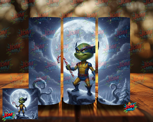 Inspired by Grinch Styled by Marvel/DC  Sublimation Prints