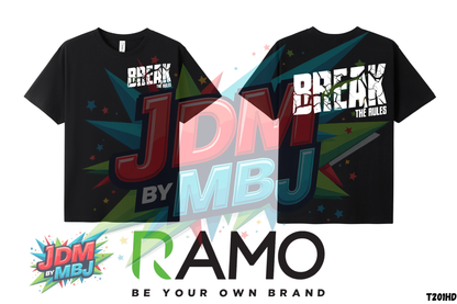 Break The Rules 'White' - T-Shirt